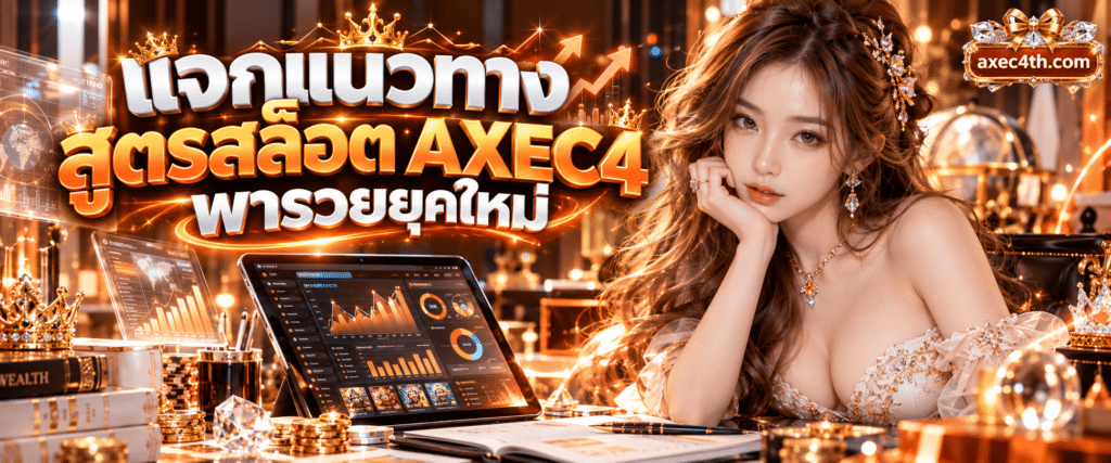 ภาพแท็บเล็ตแสดงผลกราฟิกแผนภูมิและแนวทางการวิเคราะห์ข้อมูลด้วยเทคนิค สูตรสล็อต AXEC4 พารวยยุคใหม่ บนโต๊ะทำงาน